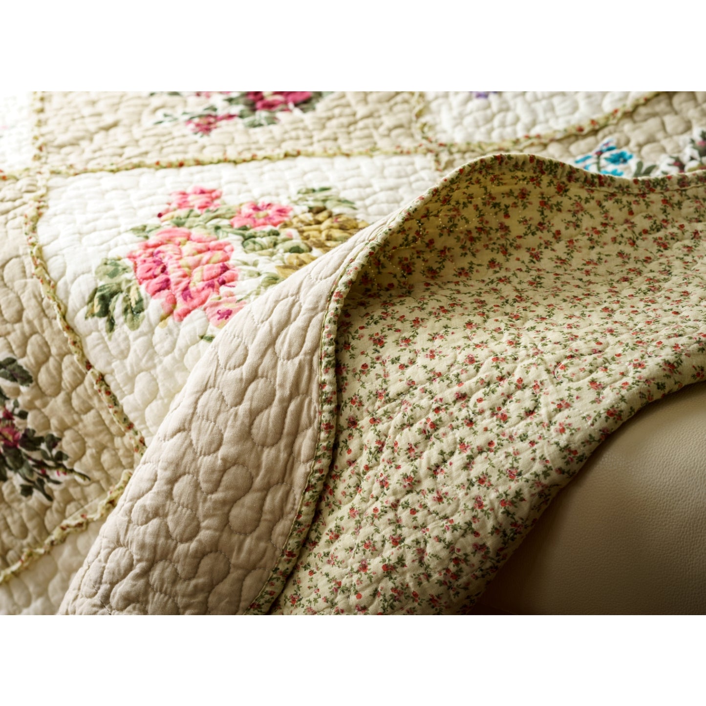 パッチワークキルト ソファカバー