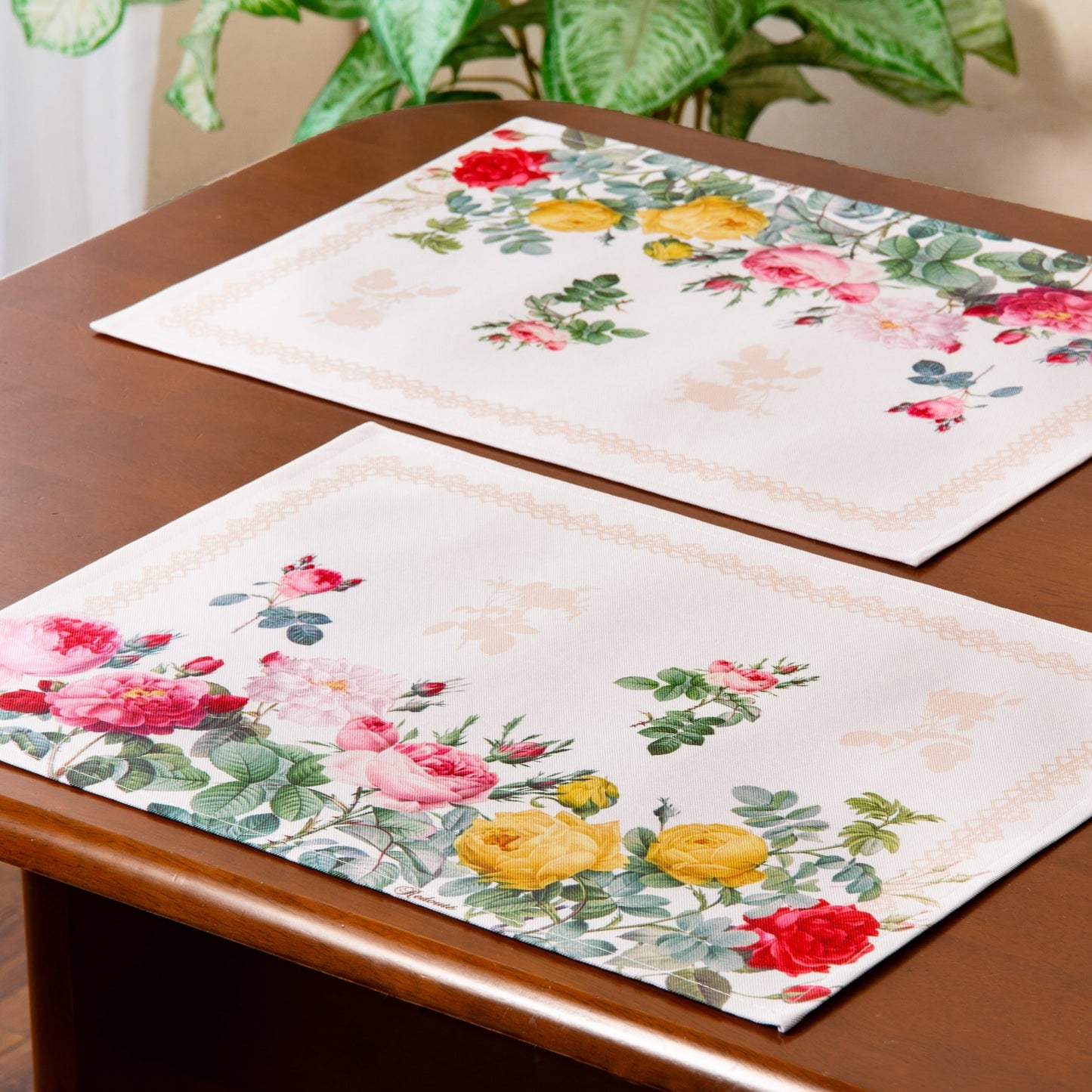 ルドゥーテコレクション ランチョンマット 2枚組